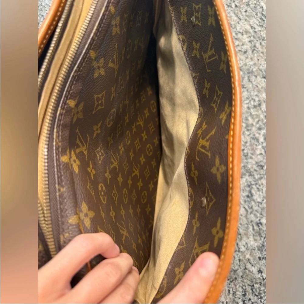 Louis Vuitton Brown Monogram Briefcase Document Holder